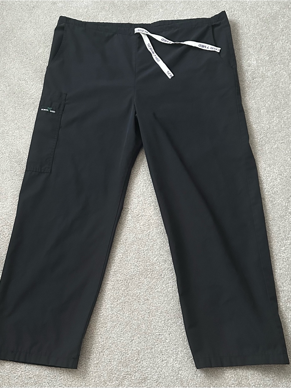 Women’s Black Drawstring Scrub Pants
